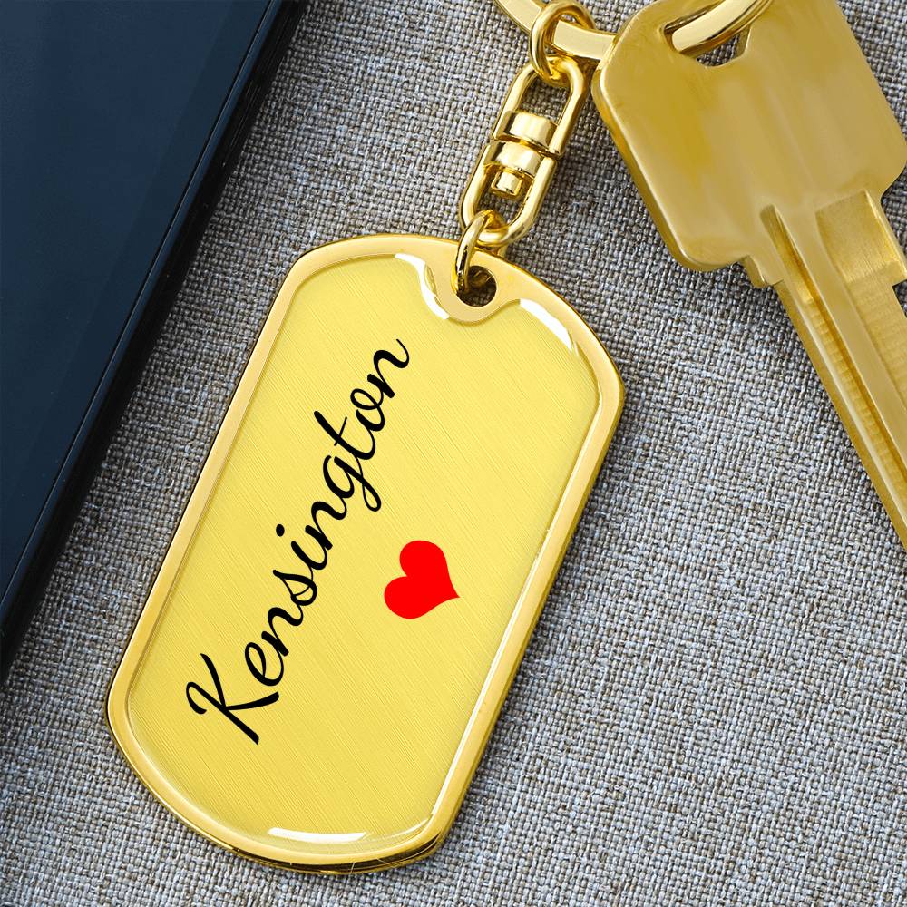 Kensington Keychain – Name Keychain Gift