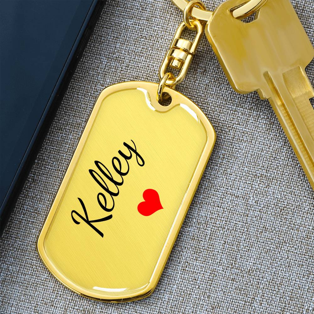 Kelley Keychain – Custom Name Keychain for Women