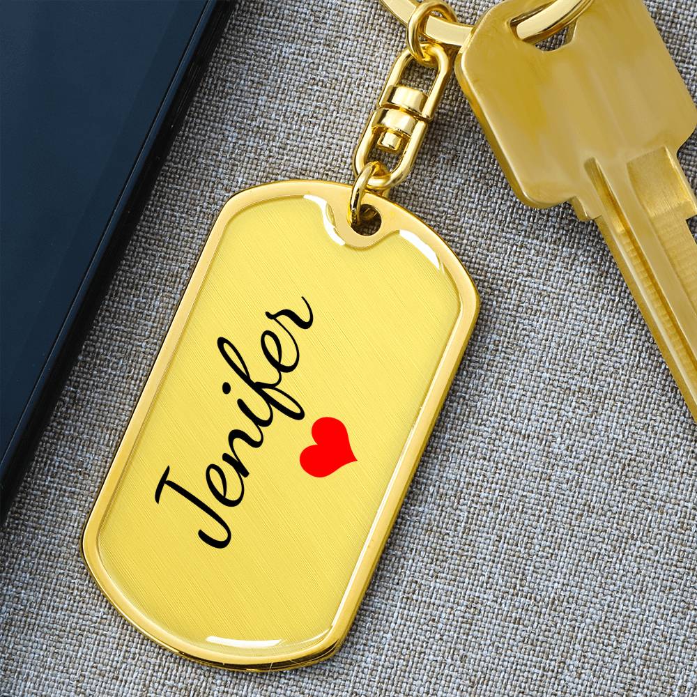 Jenifer Keychain – Name Keychain for Women