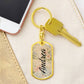 shineon dog keychain - floral with birthstone font 20