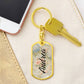 shineon dog keychain - floral with birthstone font 2