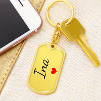 Load image into Gallery viewer, Ina Gift, Personalized Ina Keychain, Filipino Mom Gift for Ina, Personalized Tagalog Keychain, Pinoy Mothers Day
