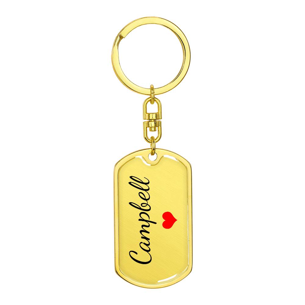 Campbell Keychain – Name Keychain Gift