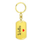 Welles Keychain – Custom Name Keychain for Women