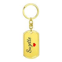 Load image into Gallery viewer, Suzette Keychain – Name Keychain for Women
