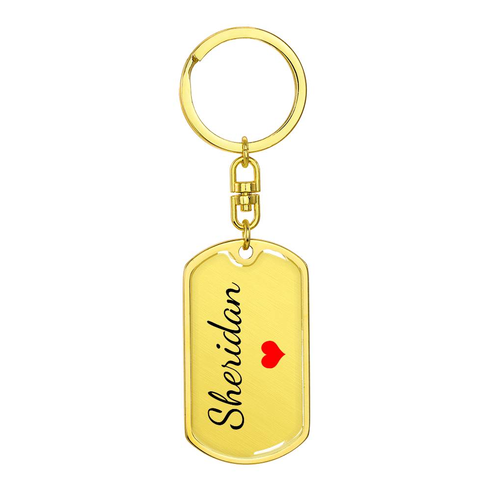 Sheridan Keychain – Name Keychain Gift