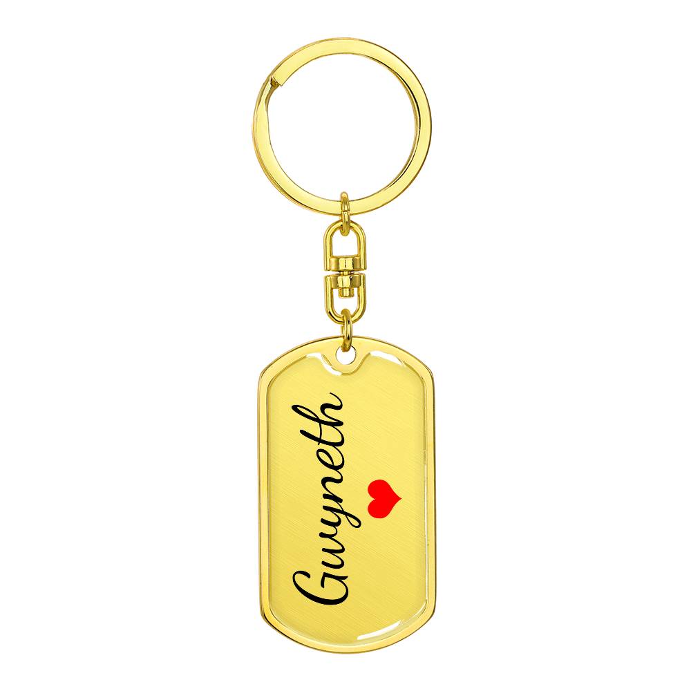 Gwyneth Keychain – Name Keychain for Women