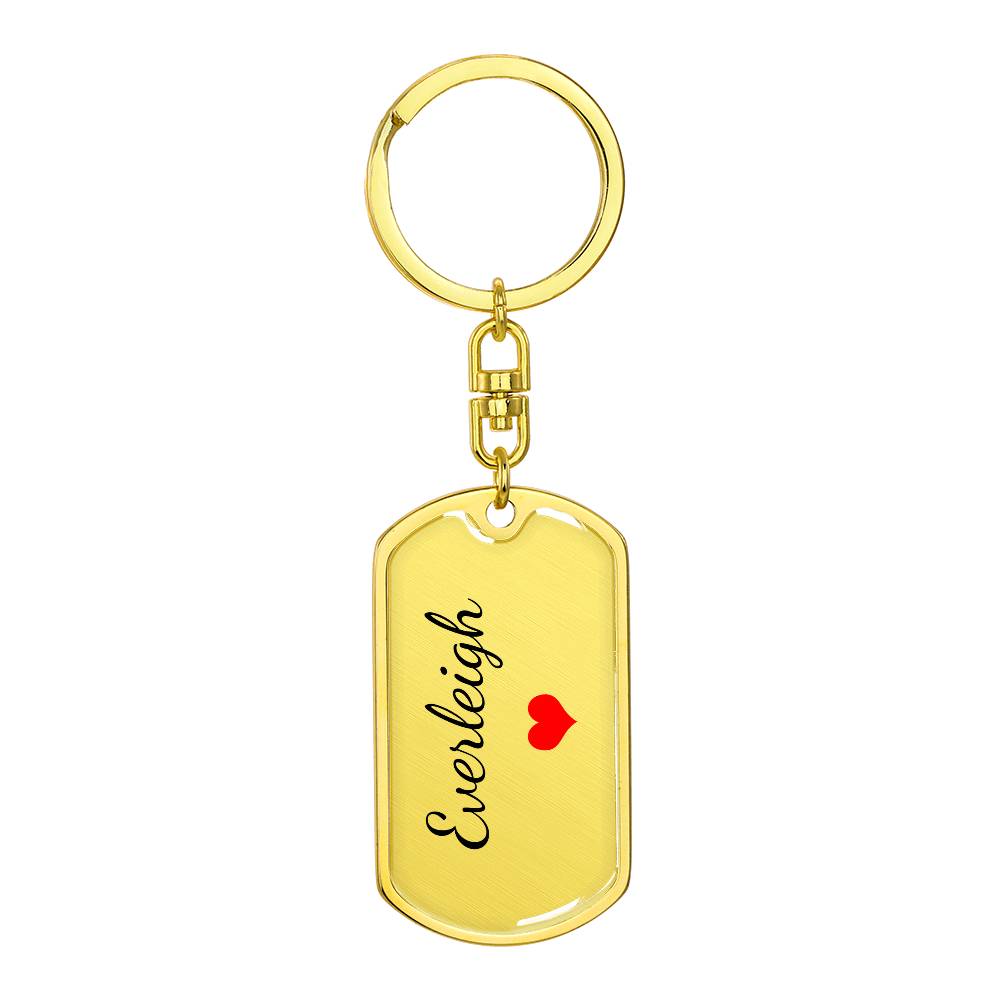 Everleigh Keychain – Name Keychain Gift