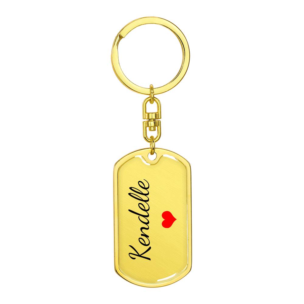 Kendelle Keychain – Name Keychain Gift