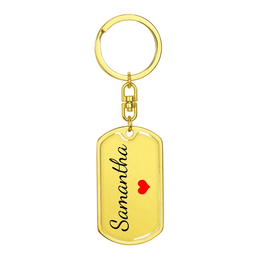 Samantha Keychain – Name Keychain Gift