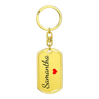 Load image into Gallery viewer, Samantha Keychain – Name Keychain Gift
