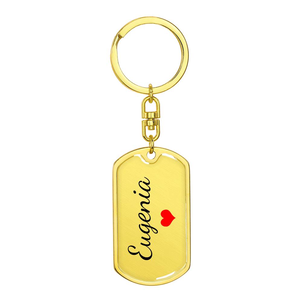 Eugenia Keychain – Name Keychain for Women