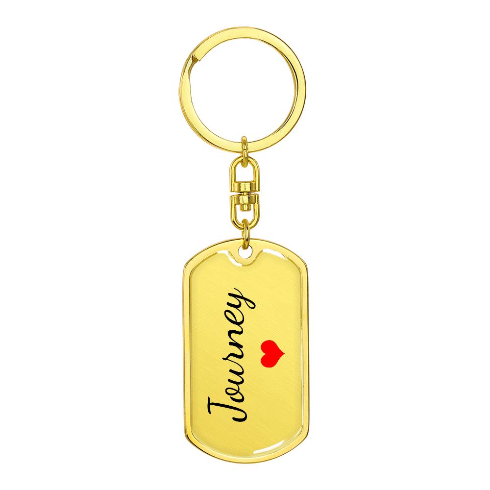 Journey Keychain – Name Keychain for Women