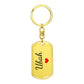 Ubah Keychain – Custom Name Keychain for Women
