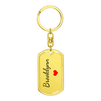 Load image into Gallery viewer, Brooklynn Keychain – Name Keychain Gift
