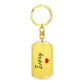 Ivory Keychain – Custom Name Keychain for Women
