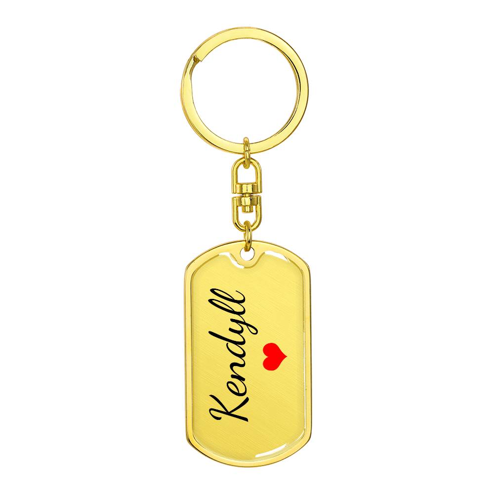 Kendyll Keychain – Name Keychain for Women