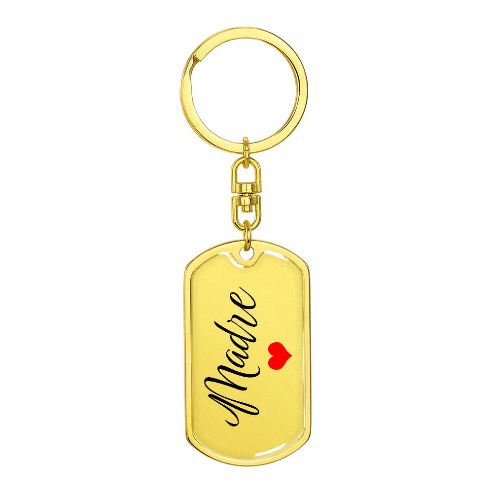 Regalo Grabado para Madre, Llavero Personalizado para Madre, Dia de las Madres Keepsake from Hijos, Spanish Mother Gift