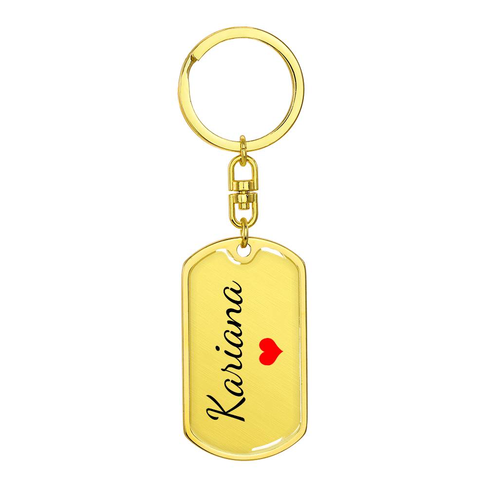 Kariana Keychain – Name Keychain for Women