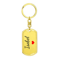 Load image into Gallery viewer, Isobel Keychain – Custom Name Keychain for Women
