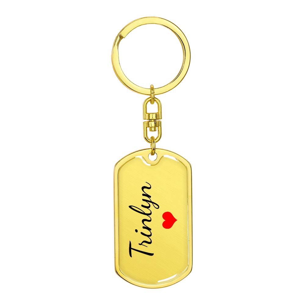 Trinlyn Keychain – Name Keychain for Women