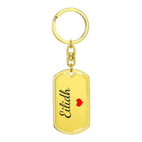 Load image into Gallery viewer, Eilidh Keychain – Custom Name Keychain for Women
