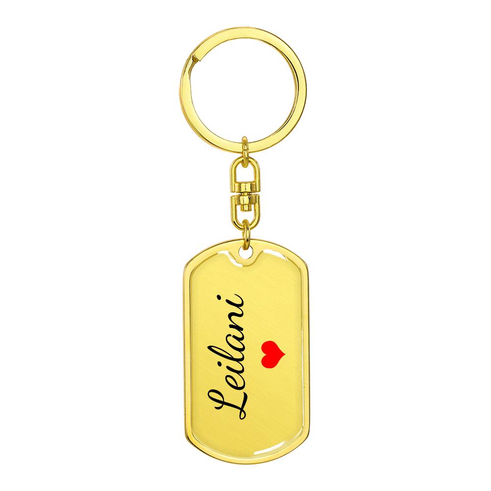 Leilani Keychain – Name Keychain for Women