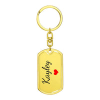 Load image into Gallery viewer, Kayley Keychain – Custom Name Keychain for Women
