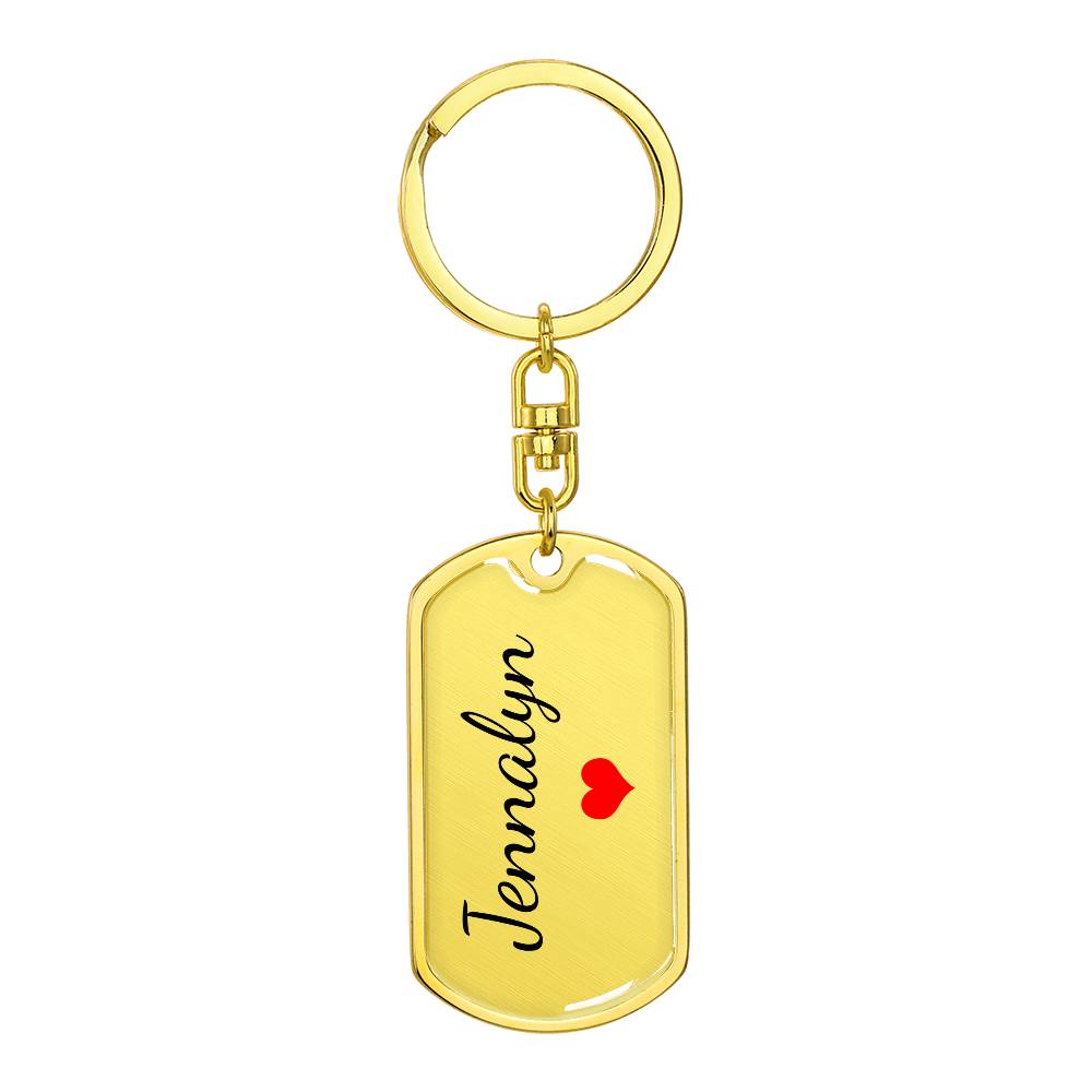 Jennalyn Keychain – Name Keychain Gift