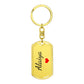 Alaiya Keychain – Custom Name Keychain for Women