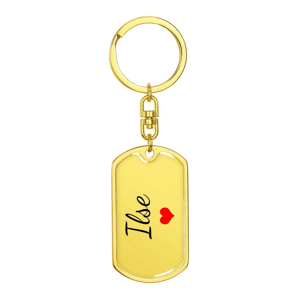 Ilse Keychain – Custom Name Keychain for Women