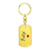 Load image into Gallery viewer, Fritzi Keychain – Custom Name Keychain for Women
