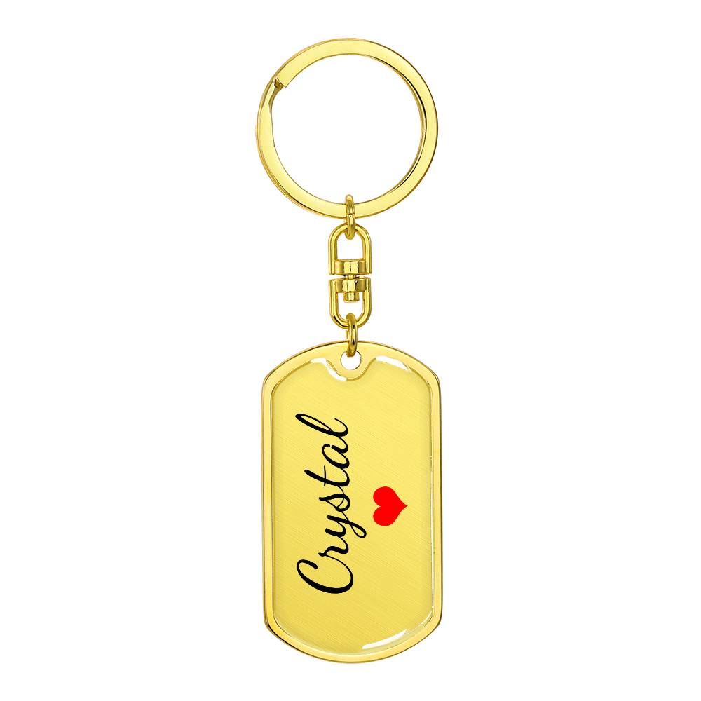 Crystal Keychain – Name Keychain for Women