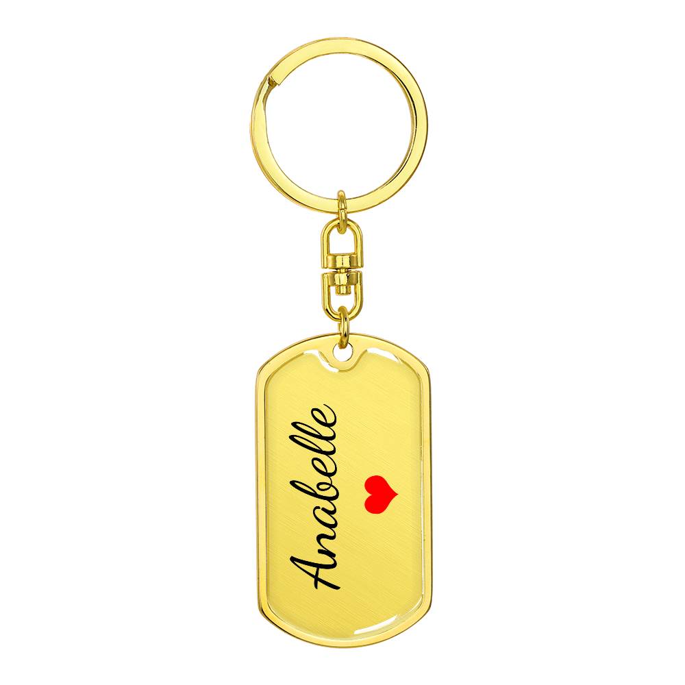 Anabelle Keychain – Name Keychain Gift