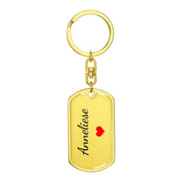 Load image into Gallery viewer, Anneliese Keychain – Name Keychain Gift
