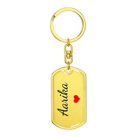 Load image into Gallery viewer, Aarika Keychain – Custom Name Keychain for Women
