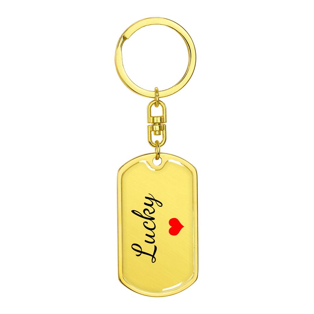 Lucky Keychain – Custom Name Keychain for Women