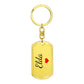 Elda Keychain – Custom Name Keychain for Women