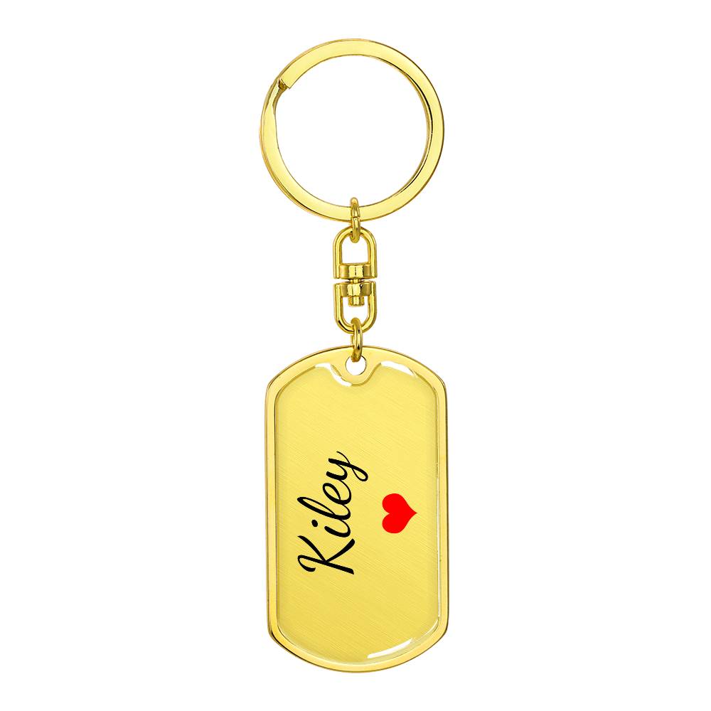 Kiley Keychain – Custom Name Keychain for Women