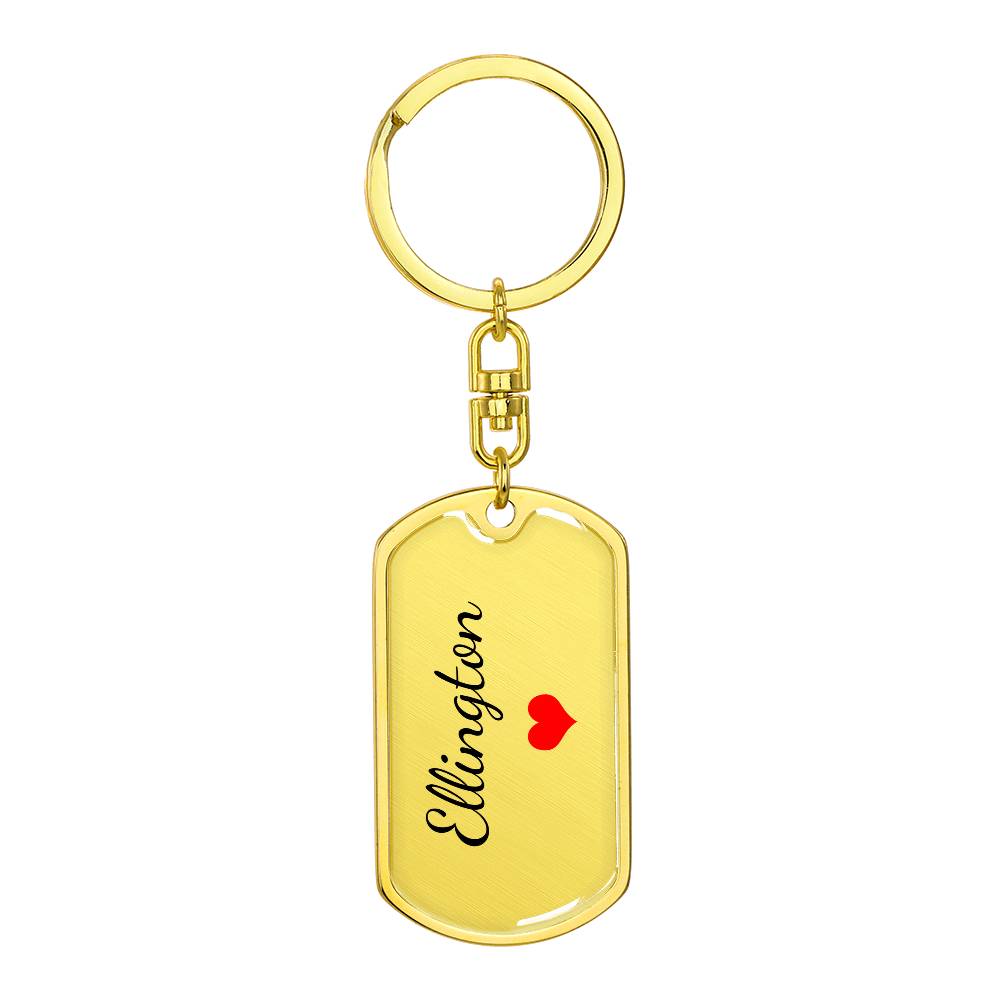 Ellington Keychain – Name Keychain Gift