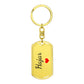 Hajar Keychain – Custom Name Keychain for Women