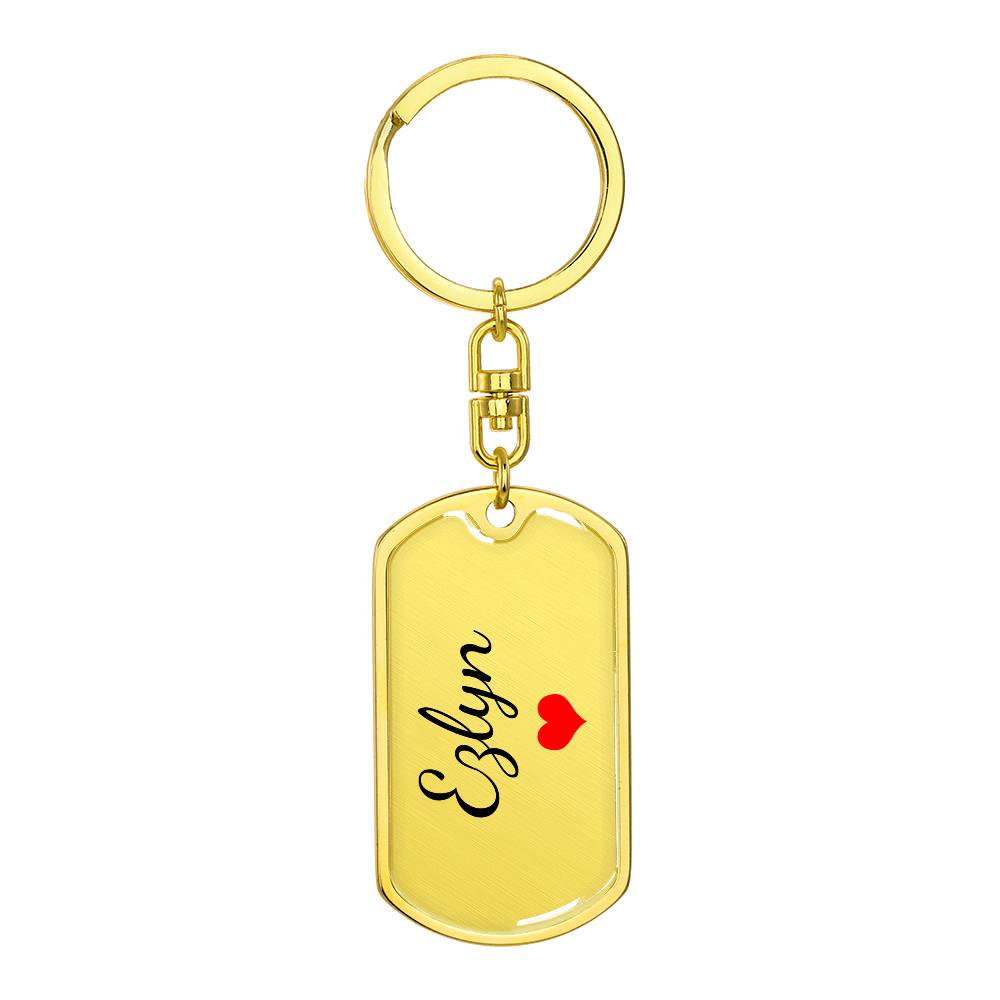 Ezlyn Keychain – Custom Name Keychain for Women