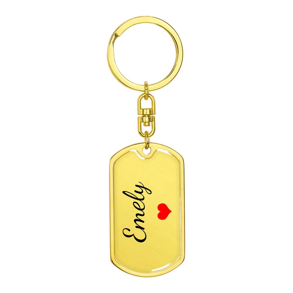 Emely Keychain – Custom Name Keychain for Women