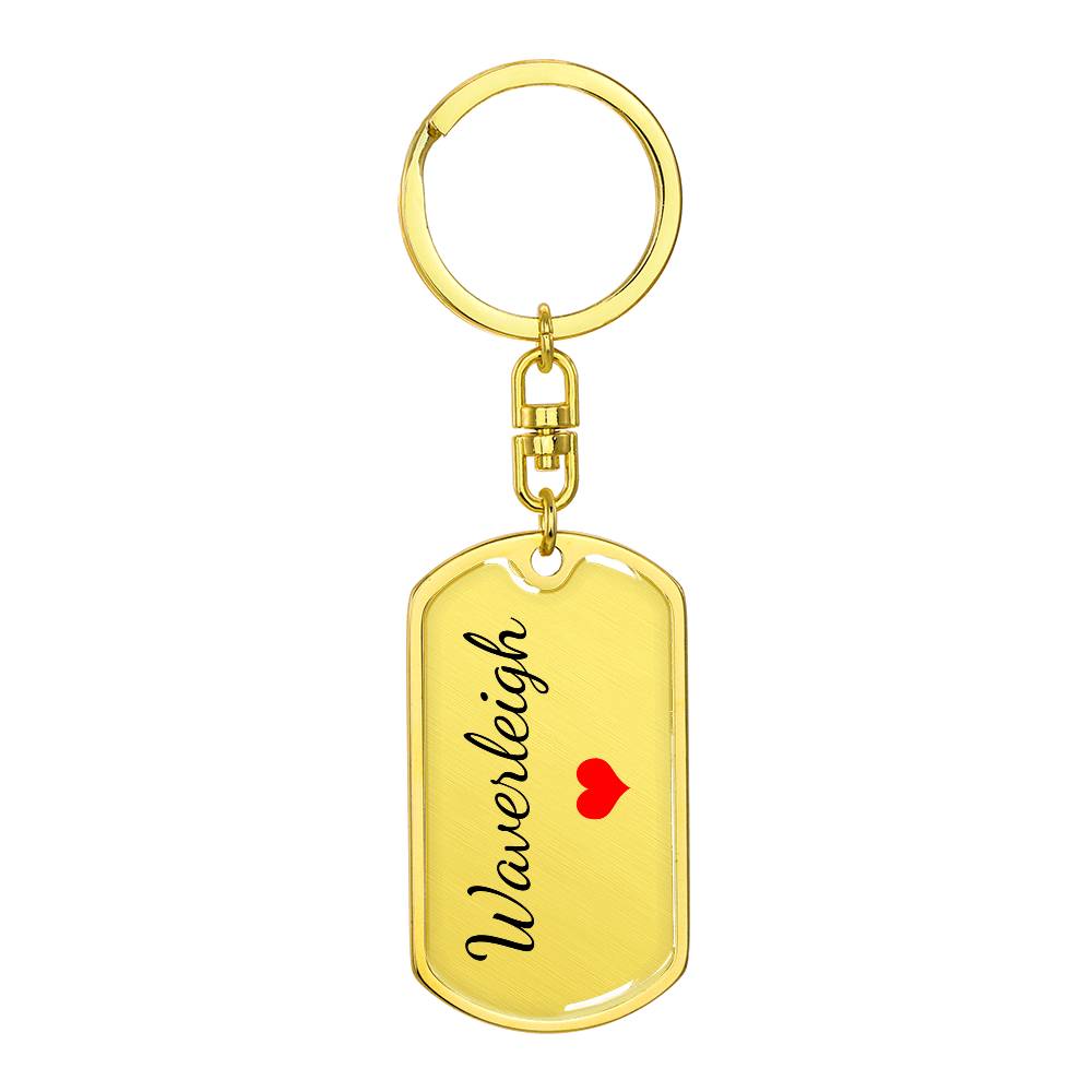 Waverleigh Keychain – Name Keychain Gift