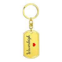 Load image into Gallery viewer, Waverleigh Keychain – Name Keychain Gift
