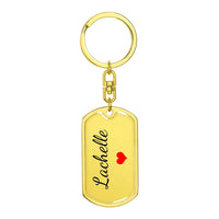 Load image into Gallery viewer, Lachelle Keychain – Name Keychain Gift
