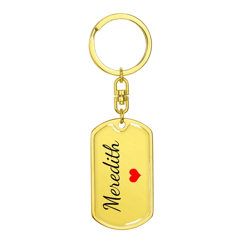 Meredith Keychain – Name Keychain Gift