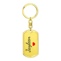 Load image into Gallery viewer, Jayleen Keychain – Name Keychain for Women

