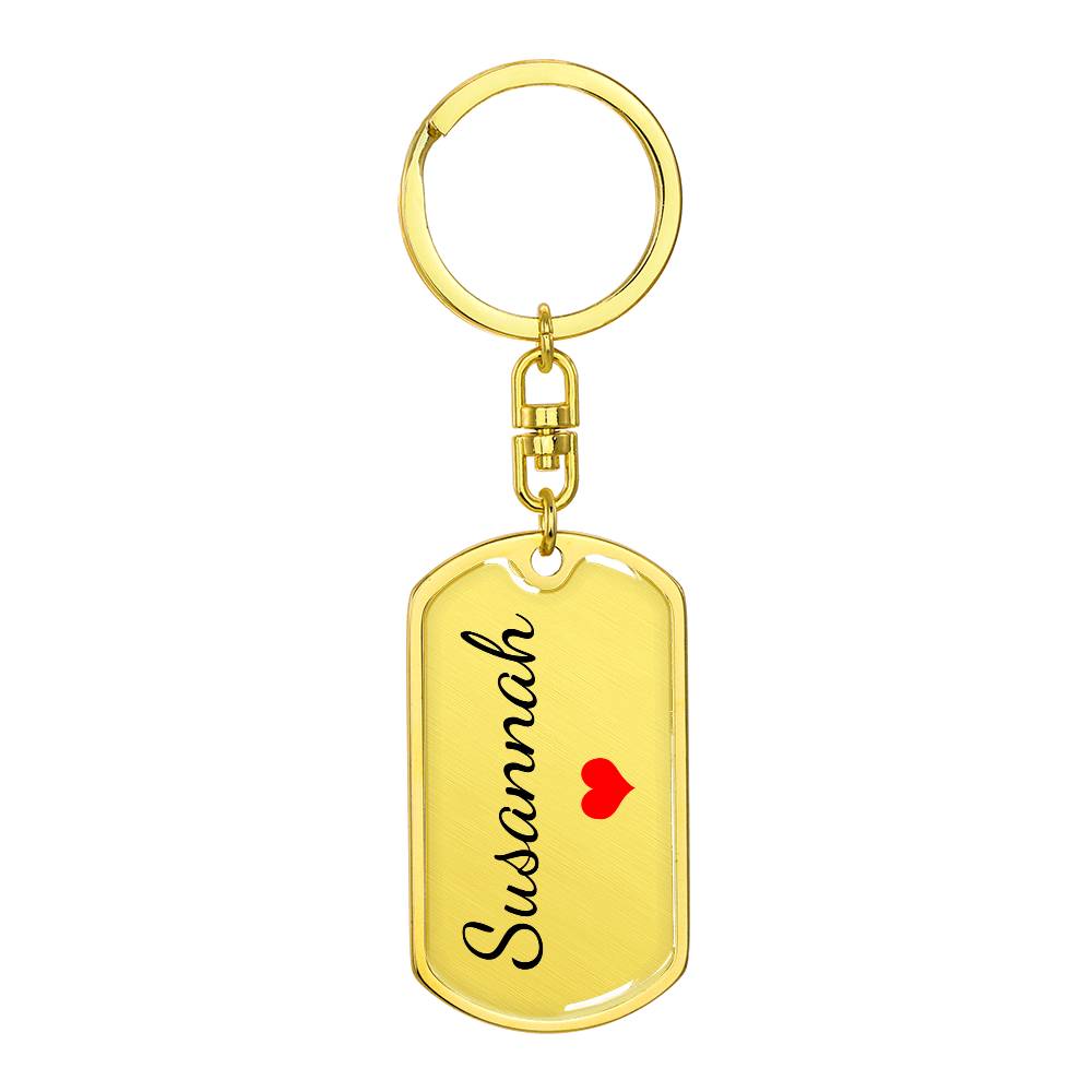 Susannah Keychain – Name Keychain Gift