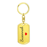 Load image into Gallery viewer, Susannah Keychain – Name Keychain Gift
